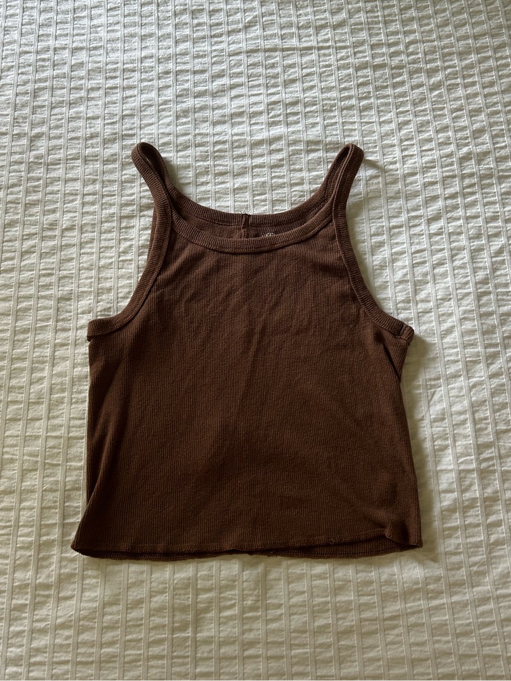 Urban Outfitters Out From Under Brown Ribbed Tank Top